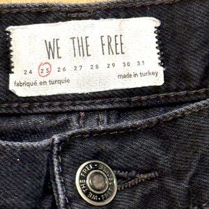 We the Free Free People Black Jeans -Size 25